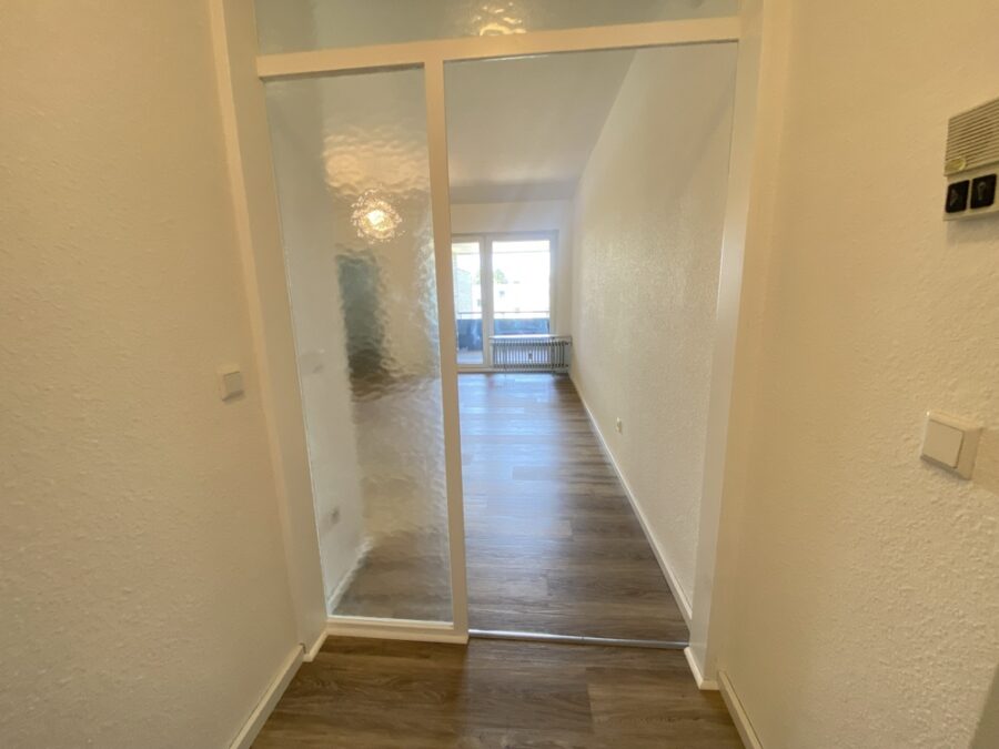 Renovierte Single-Wohnung mit Loggia - Zugang Wohnzimmer