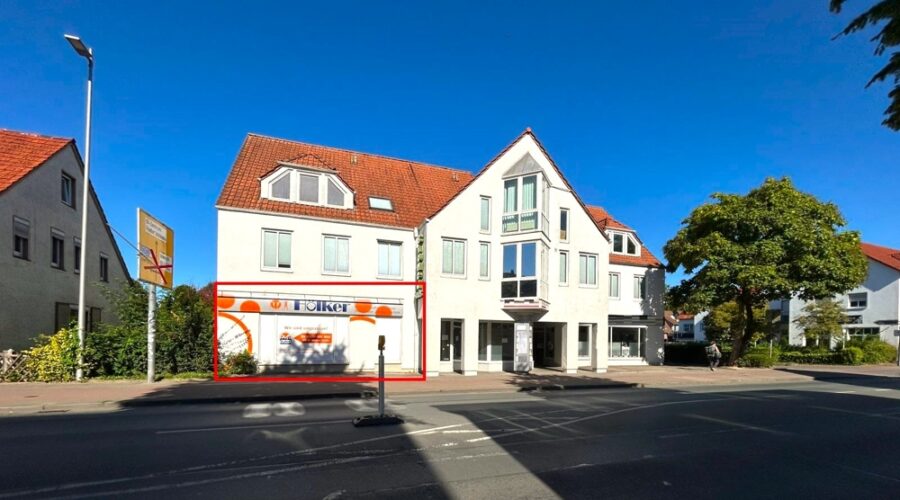 Schildesche - Ladenlokal oder Büro mit großen Schaufenstern - Ansicht