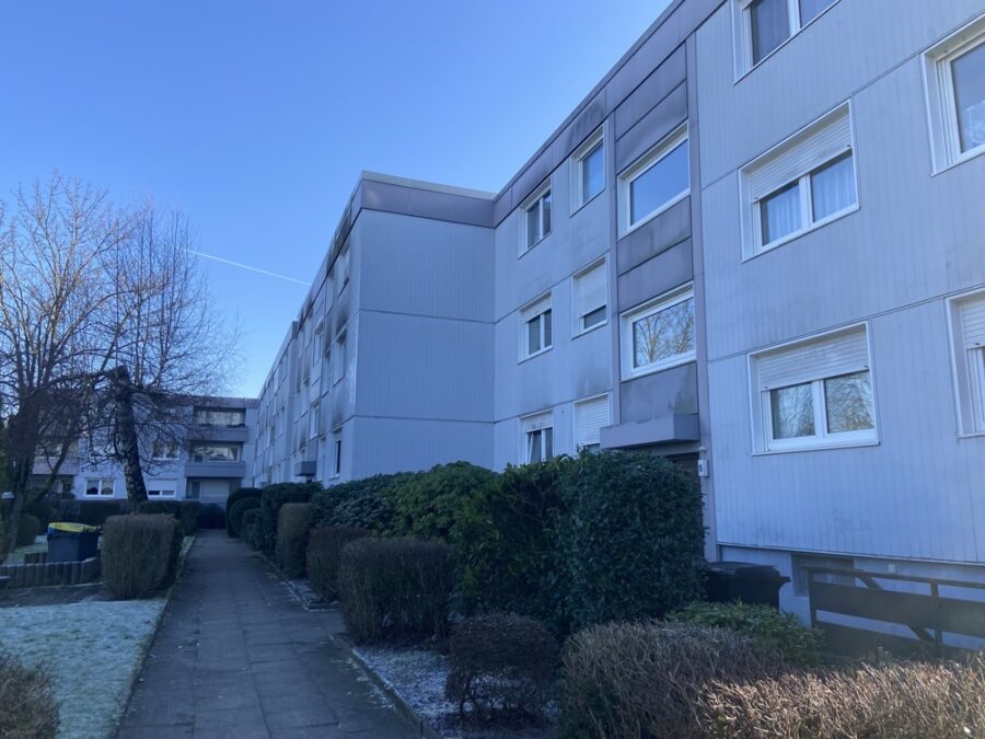 Helle 66 m² Dachgeschosswohnung in Heepen - Außenansicht