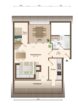 Apartment - perfekt für Singles und Pendler - Grundriss